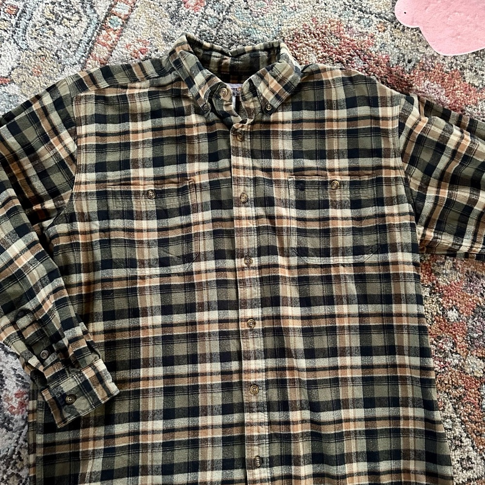 Carhartt cotton flannel xl
